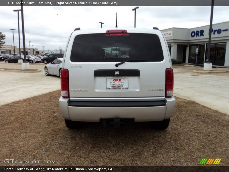 Bright Silver Metallic / Dark Slate Gray 2011 Dodge Nitro Heat 4x4