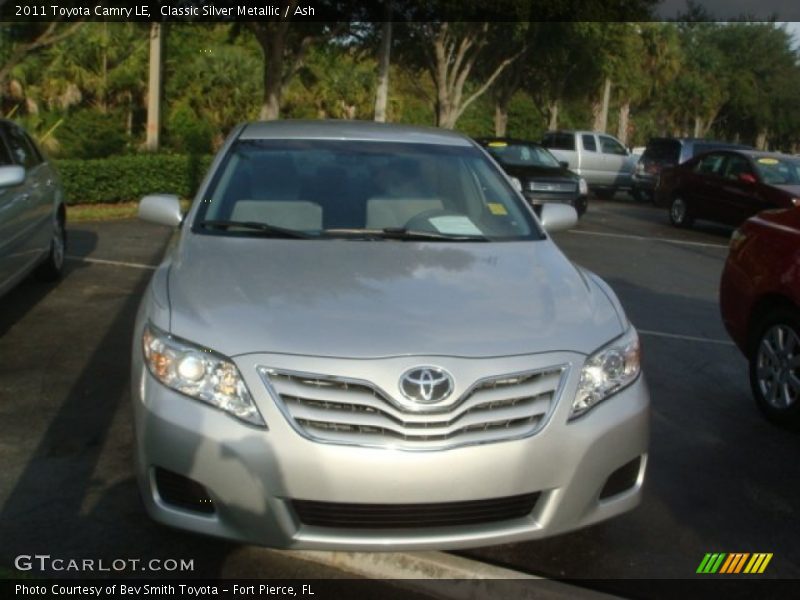 Classic Silver Metallic / Ash 2011 Toyota Camry LE