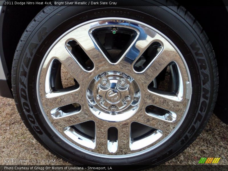 Bright Silver Metallic / Dark Slate Gray 2011 Dodge Nitro Heat 4x4