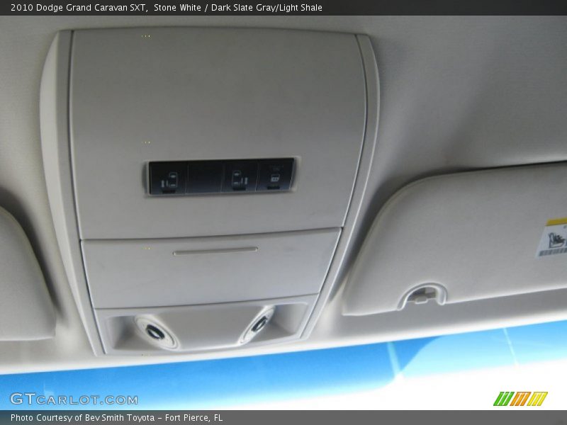 Stone White / Dark Slate Gray/Light Shale 2010 Dodge Grand Caravan SXT