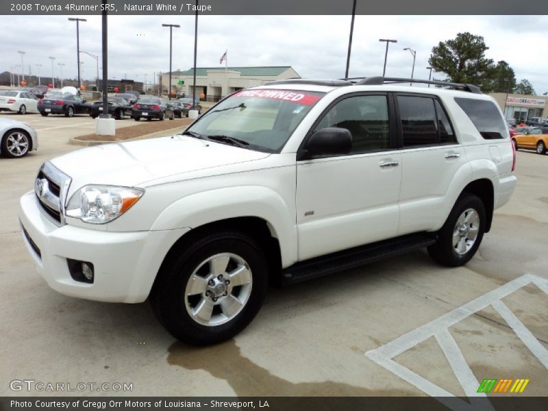 Natural White / Taupe 2008 Toyota 4Runner SR5