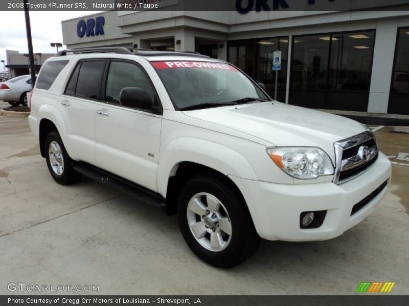 Natural White / Taupe 2008 Toyota 4Runner SR5