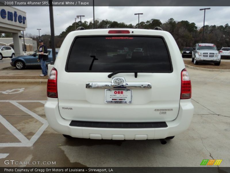 Natural White / Taupe 2008 Toyota 4Runner SR5