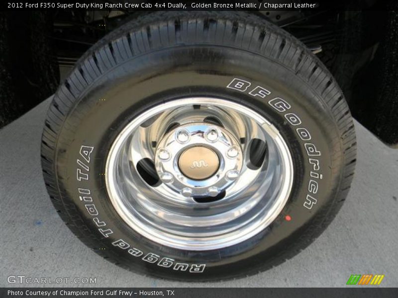  2012 F350 Super Duty King Ranch Crew Cab 4x4 Dually Wheel