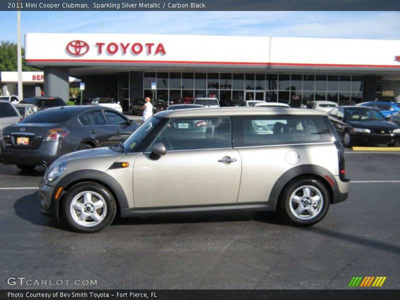 Sparkling Silver Metallic / Carbon Black 2011 Mini Cooper Clubman