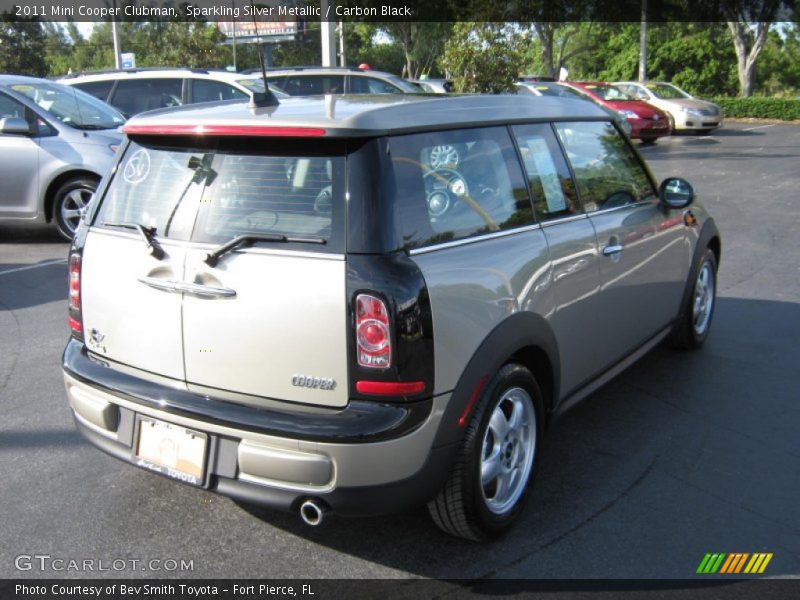 Sparkling Silver Metallic / Carbon Black 2011 Mini Cooper Clubman