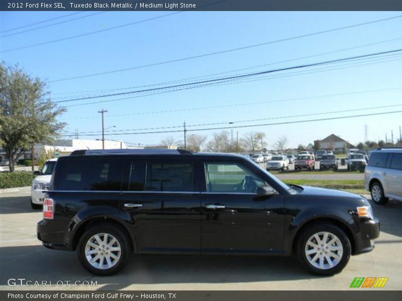 Tuxedo Black Metallic / Medium Light Stone 2012 Ford Flex SEL