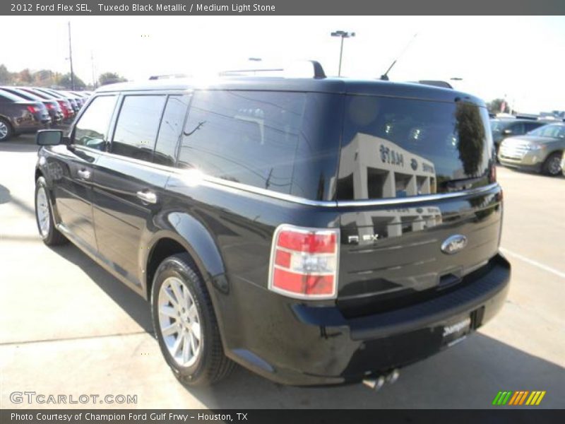 Tuxedo Black Metallic / Medium Light Stone 2012 Ford Flex SEL