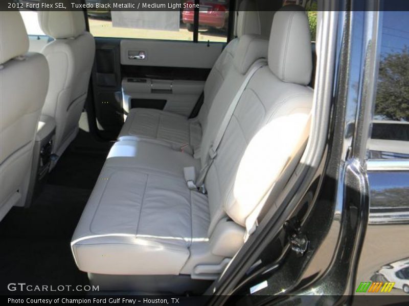 Tuxedo Black Metallic / Medium Light Stone 2012 Ford Flex SEL
