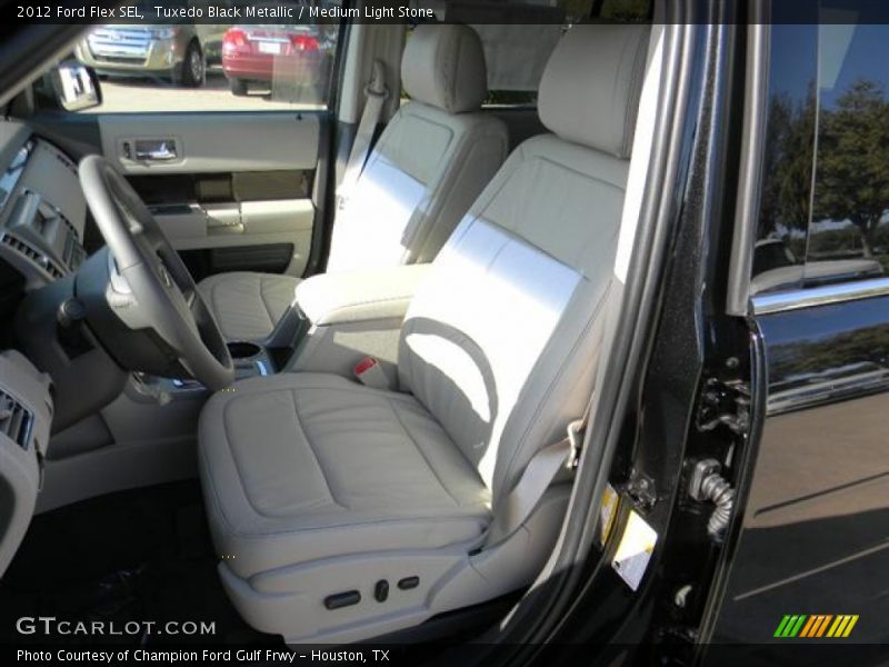 Tuxedo Black Metallic / Medium Light Stone 2012 Ford Flex SEL