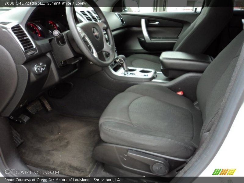 Summit White / Ebony 2008 GMC Acadia SLE