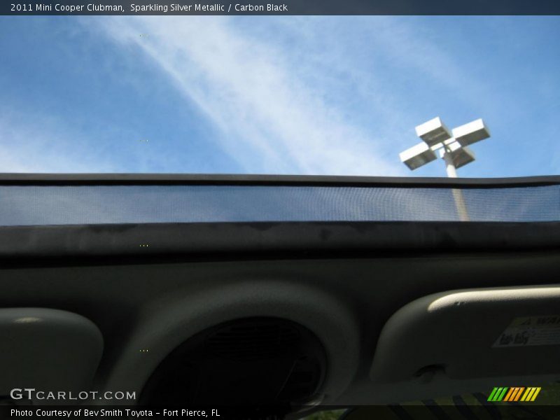 Sparkling Silver Metallic / Carbon Black 2011 Mini Cooper Clubman