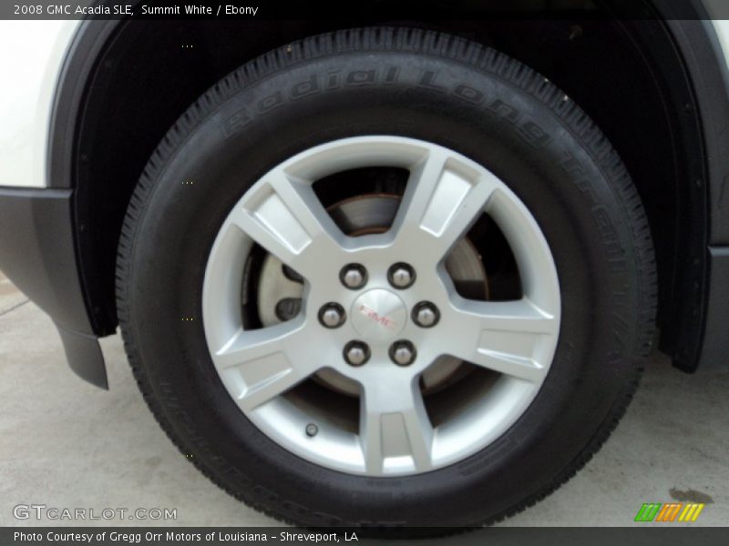 Summit White / Ebony 2008 GMC Acadia SLE