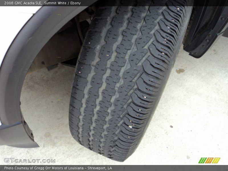 Summit White / Ebony 2008 GMC Acadia SLE