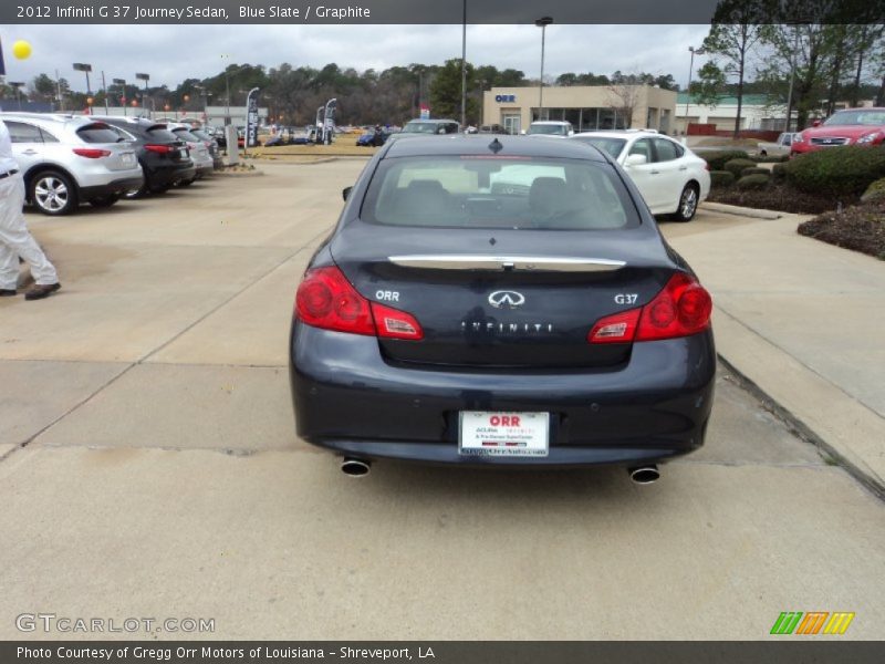 Blue Slate / Graphite 2012 Infiniti G 37 Journey Sedan