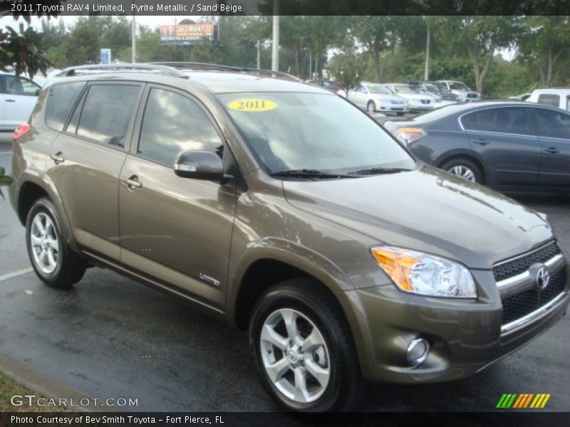 Pyrite Metallic / Sand Beige 2011 Toyota RAV4 Limited
