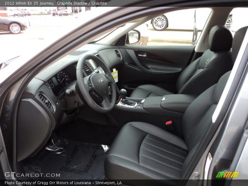  2012 EX 35 Journey Graphite Interior