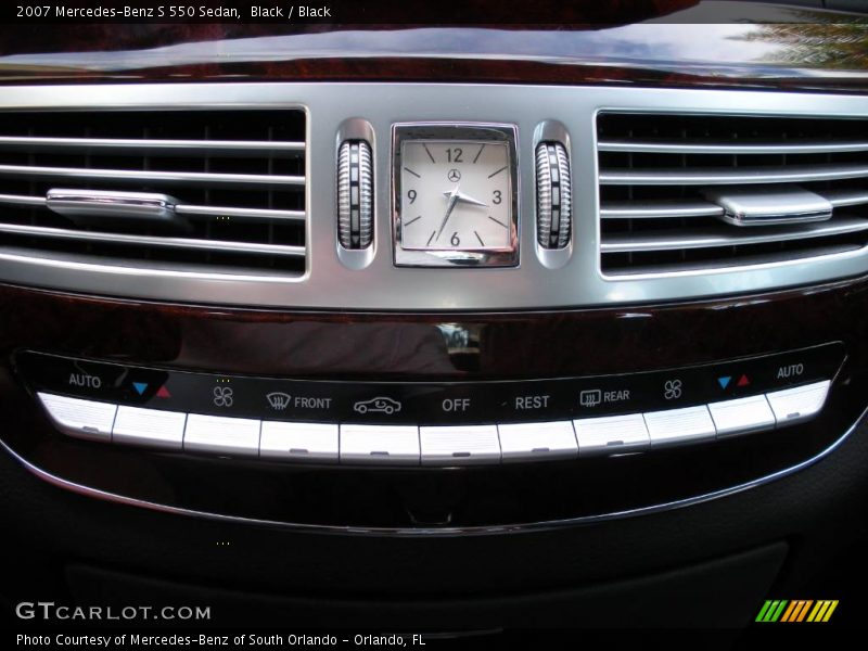 Black / Black 2007 Mercedes-Benz S 550 Sedan