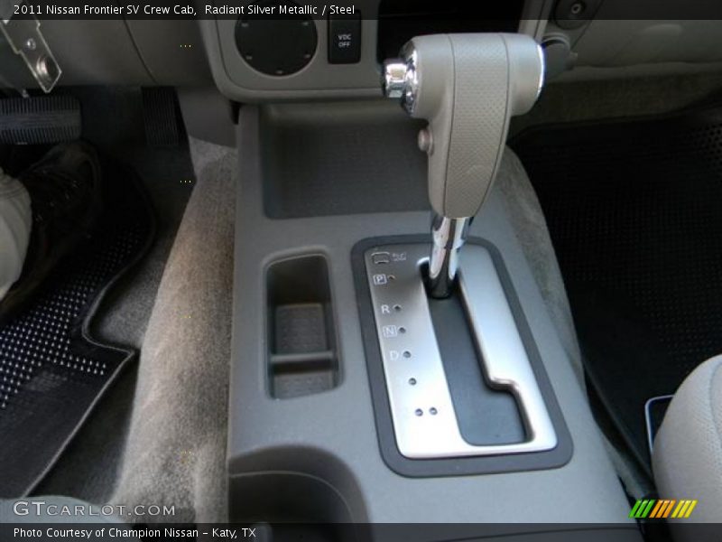 Radiant Silver Metallic / Steel 2011 Nissan Frontier SV Crew Cab