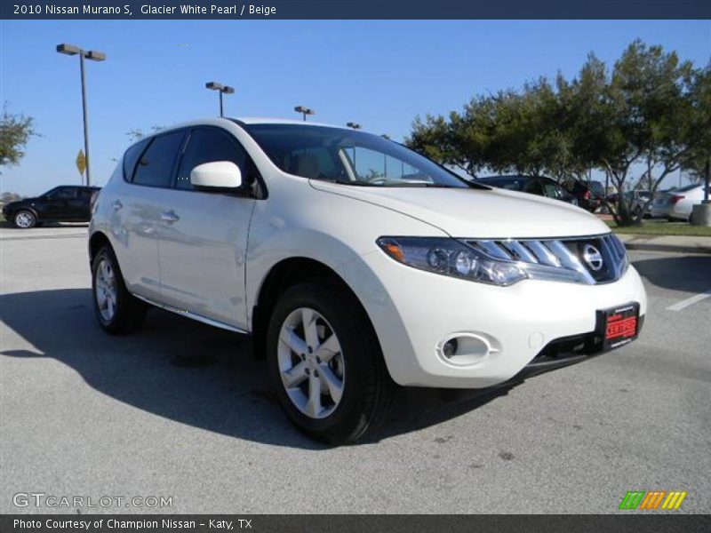 Glacier White Pearl / Beige 2010 Nissan Murano S