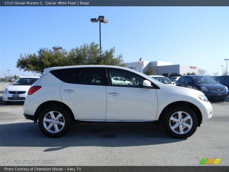 Glacier White Pearl / Beige 2010 Nissan Murano S