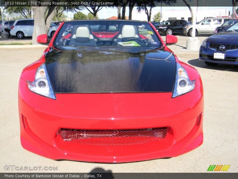 Solid Red / Gray Leather 2010 Nissan 370Z Touring Roadster