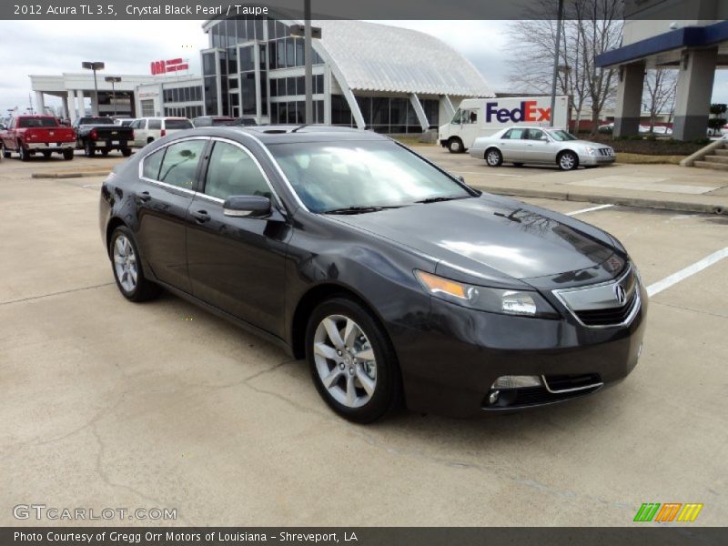 Crystal Black Pearl / Taupe 2012 Acura TL 3.5