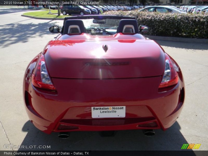 Solid Red / Gray Leather 2010 Nissan 370Z Touring Roadster