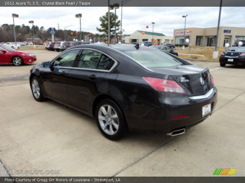 Crystal Black Pearl / Taupe 2012 Acura TL 3.5