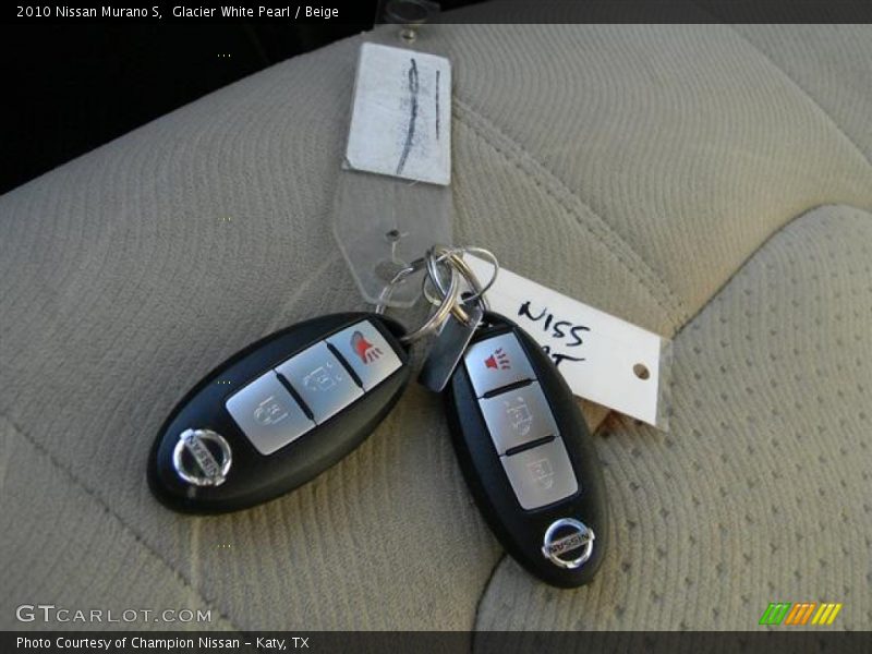 Glacier White Pearl / Beige 2010 Nissan Murano S