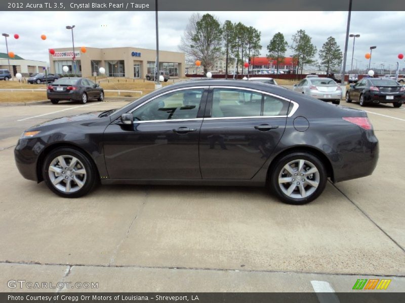 Crystal Black Pearl / Taupe 2012 Acura TL 3.5