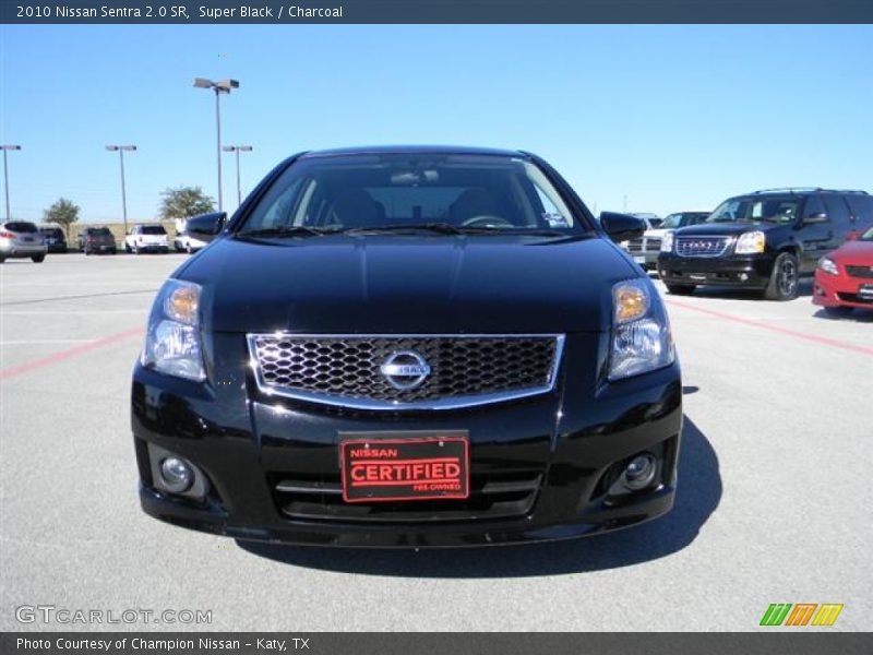 Super Black / Charcoal 2010 Nissan Sentra 2.0 SR