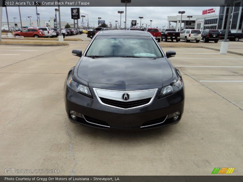 Crystal Black Pearl / Taupe 2012 Acura TL 3.5