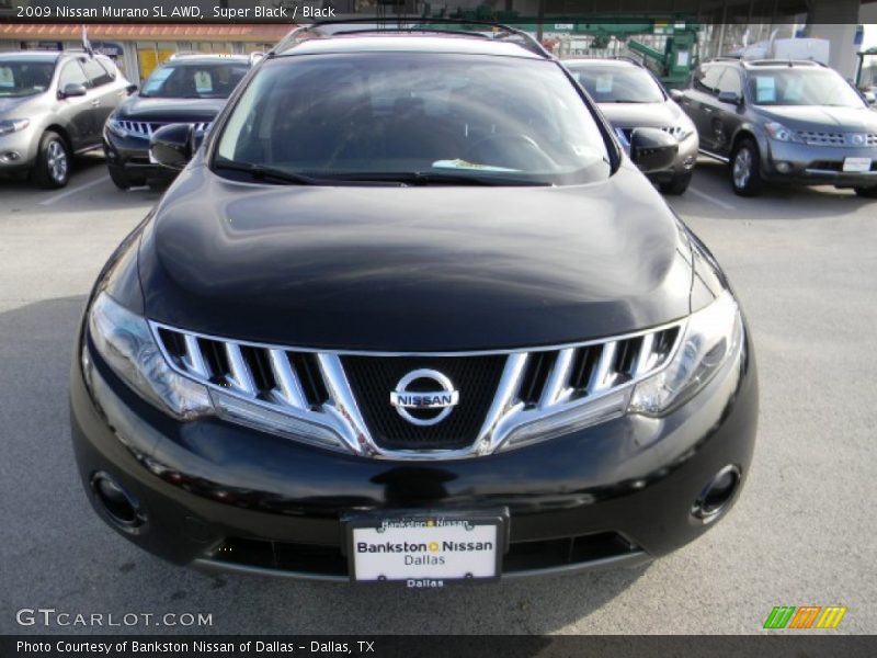 Super Black / Black 2009 Nissan Murano SL AWD