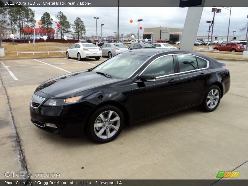 Crystal Black Pearl / Ebony 2012 Acura TL 3.5