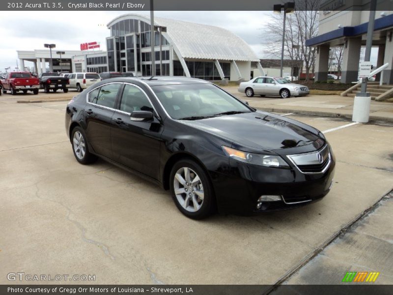 Crystal Black Pearl / Ebony 2012 Acura TL 3.5