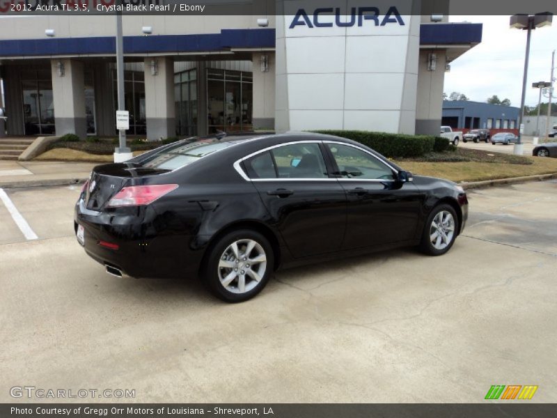 Crystal Black Pearl / Ebony 2012 Acura TL 3.5