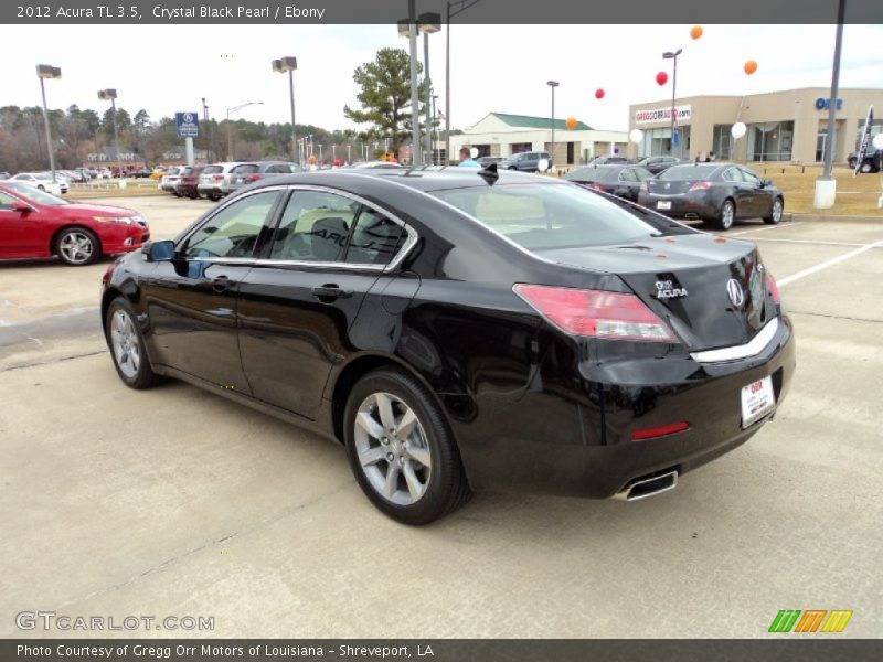 Crystal Black Pearl / Ebony 2012 Acura TL 3.5