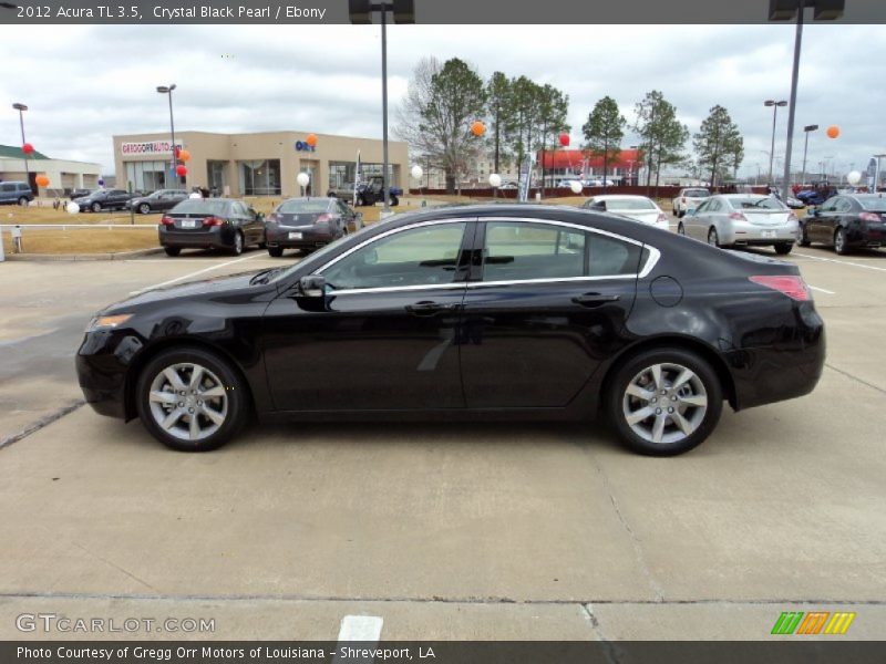 Crystal Black Pearl / Ebony 2012 Acura TL 3.5