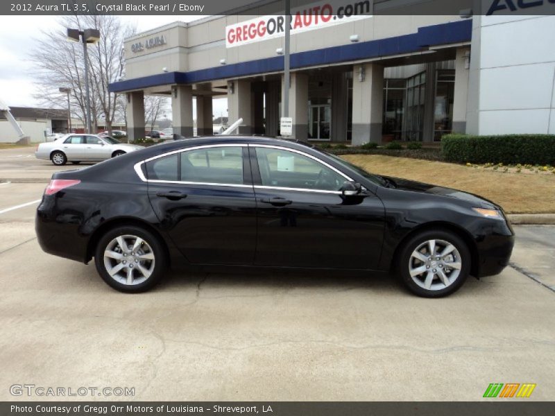 Crystal Black Pearl / Ebony 2012 Acura TL 3.5