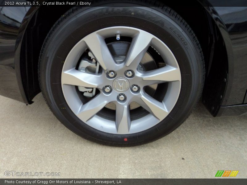 Crystal Black Pearl / Ebony 2012 Acura TL 3.5