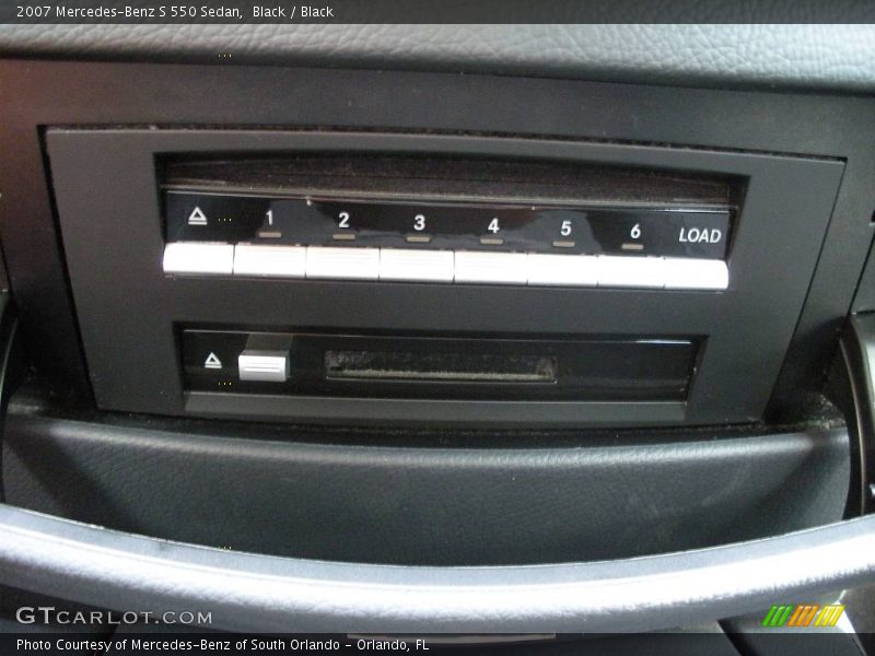Black / Black 2007 Mercedes-Benz S 550 Sedan