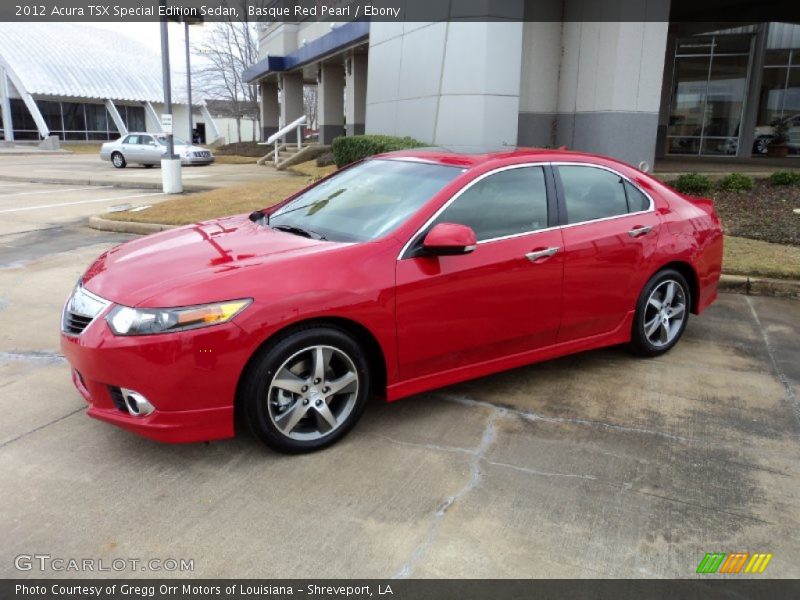 Basque Red Pearl / Ebony 2012 Acura TSX Special Edition Sedan
