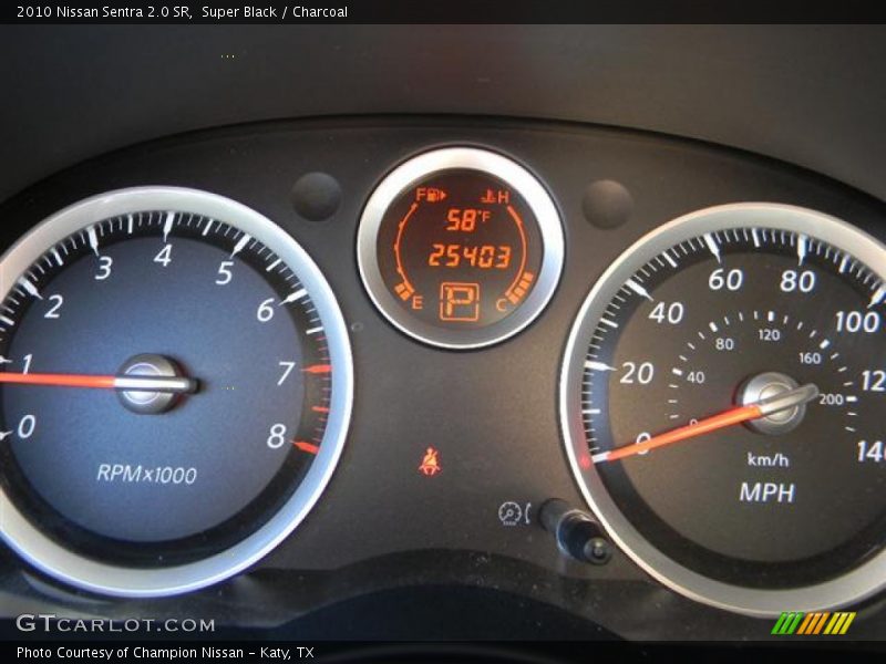 Super Black / Charcoal 2010 Nissan Sentra 2.0 SR