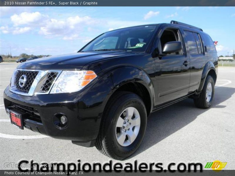 Super Black / Graphite 2010 Nissan Pathfinder S FE+