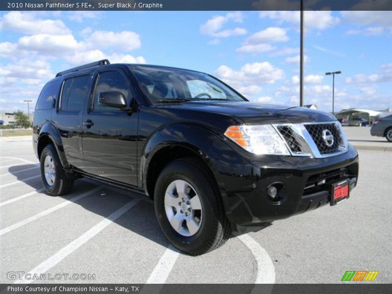 Super Black / Graphite 2010 Nissan Pathfinder S FE+