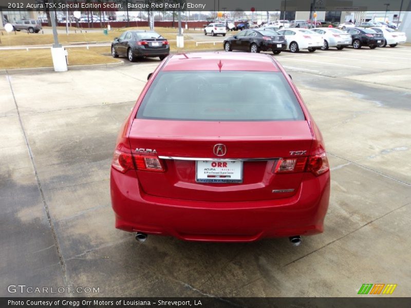 Basque Red Pearl / Ebony 2012 Acura TSX Special Edition Sedan