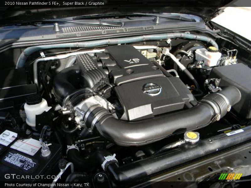Super Black / Graphite 2010 Nissan Pathfinder S FE+
