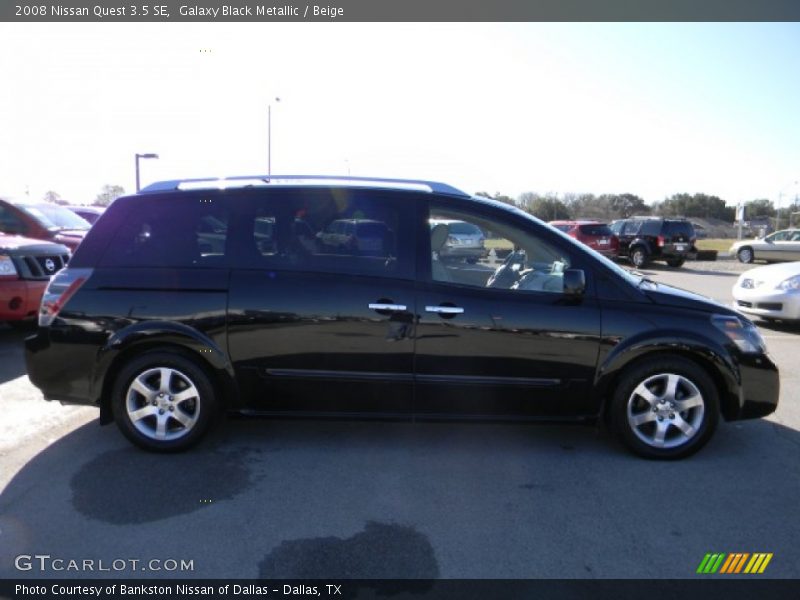 Galaxy Black Metallic / Beige 2008 Nissan Quest 3.5 SE