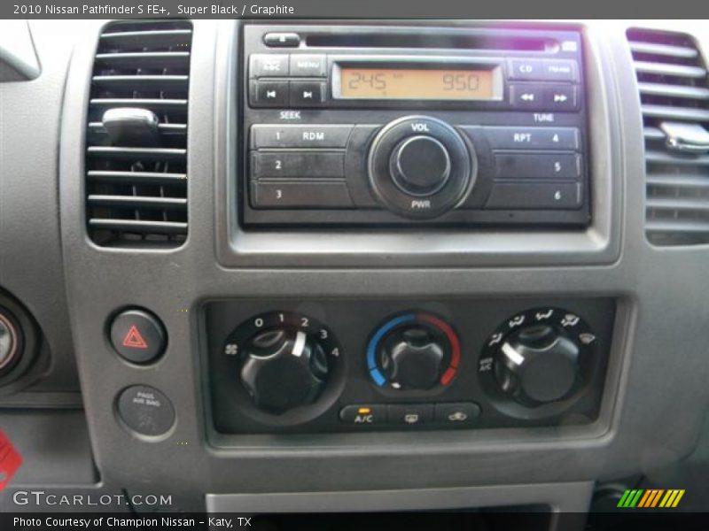 Super Black / Graphite 2010 Nissan Pathfinder S FE+